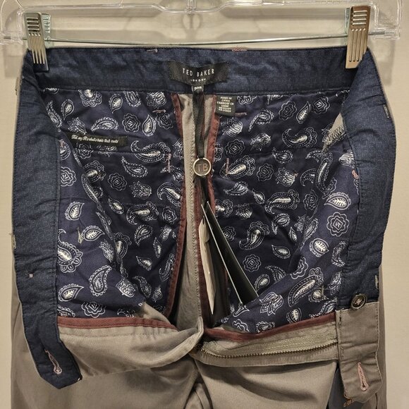 Ted Baker Men's Chino Cotton Stretch Pants Size 30 - Picture 12 of 14